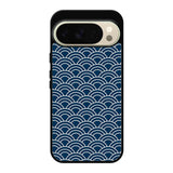Japanese Gold Cloud Wave Indigo Pattern Google Pixel 10 Pro Case OV5321