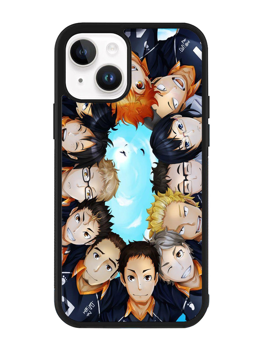 haikyuu team karasuno iPhone 14 Case QC5063