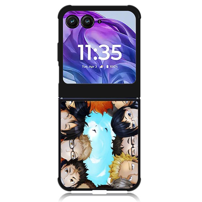 haikyuu team karasuno Motorola Moto Razr Plus 2024 , Moto Razr+ 2024 Case OV5063