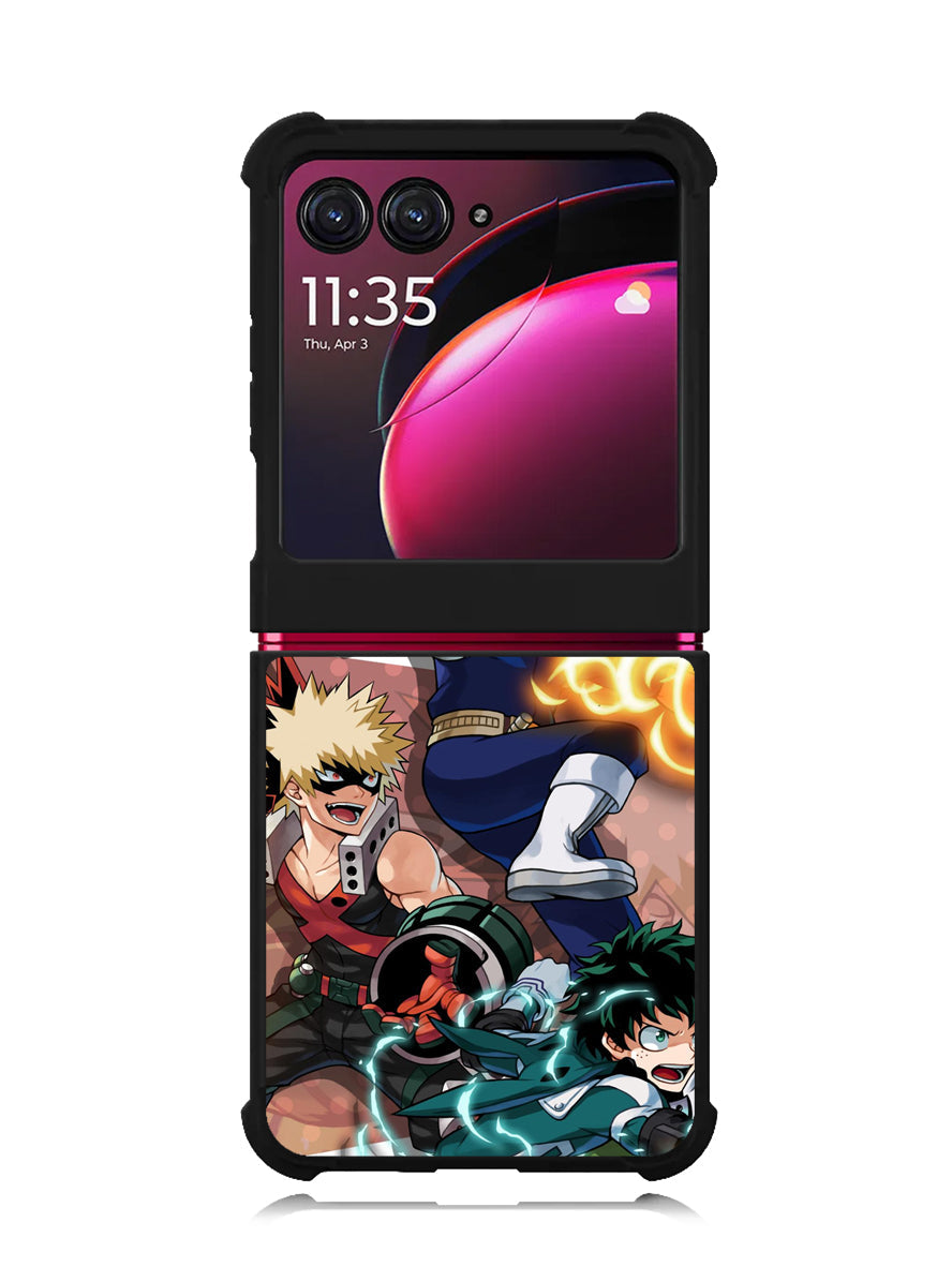 My Hero Academia Deku X Bakugou X Todoroki Motorola Moto Razr Plus 2023 , Moto Razr+ 2023 Case OV3198