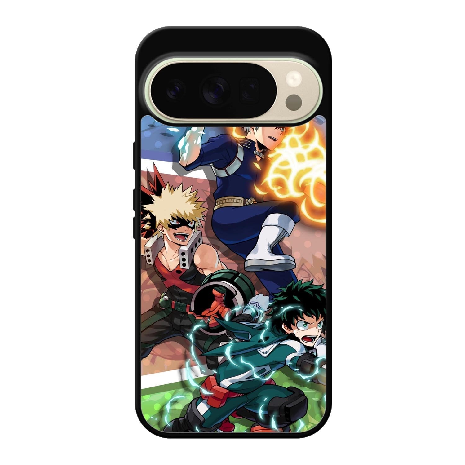 My Hero Academia Deku X Bakugou X Todoroki Google Pixel 10 Pro XL Case QC3198
