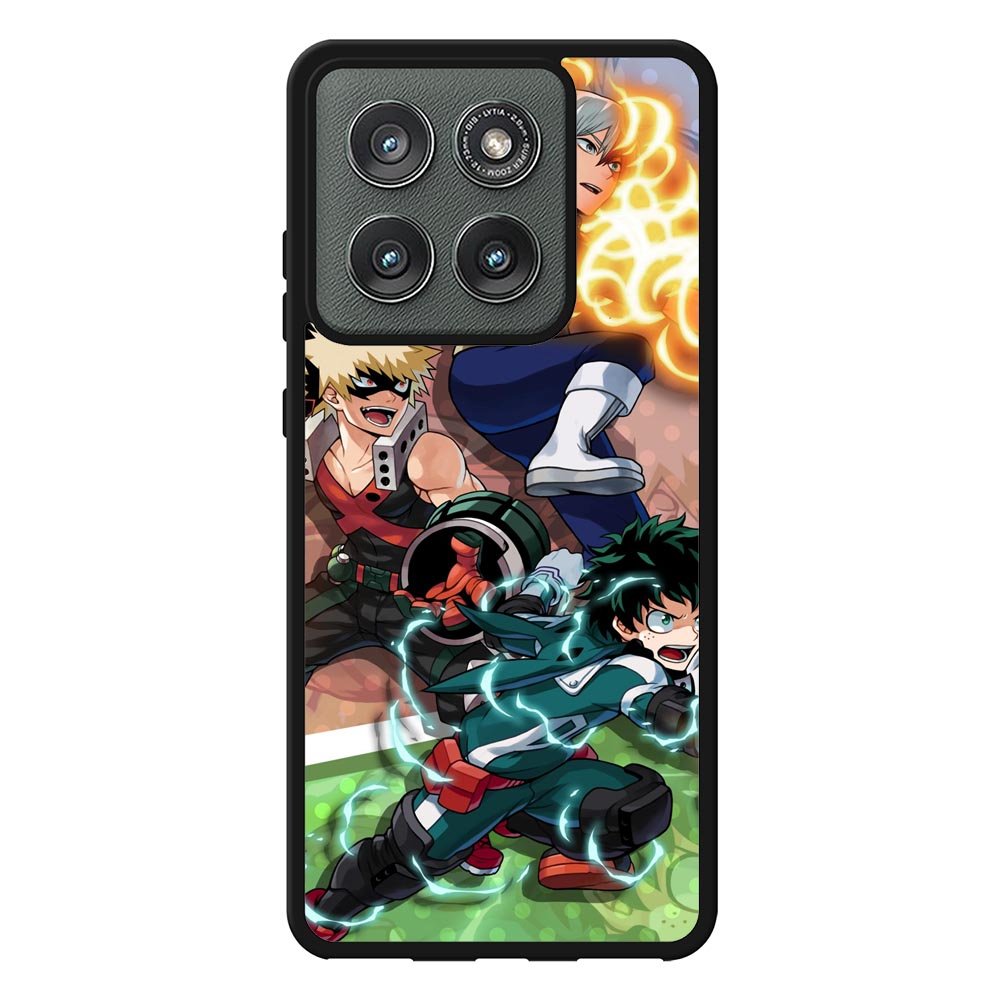 My Hero Academia Deku X Bakugou X Todoroki Motorola Moto Edge 2025 Case QC3198