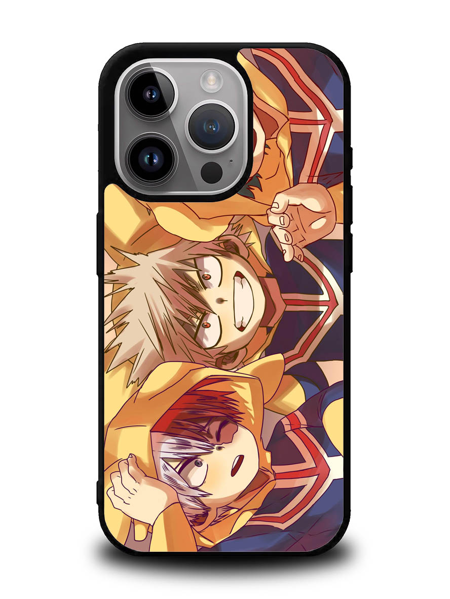 My Hero Academia Deku X Bakugou X Todoroki iPhone 16 Pro Case OV3199