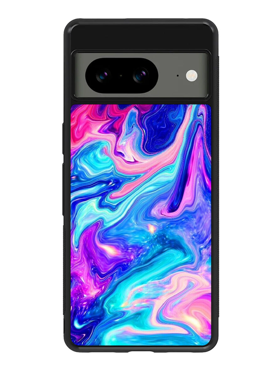 Neon Paint Mixture Google Pixel 8 Case QC3148