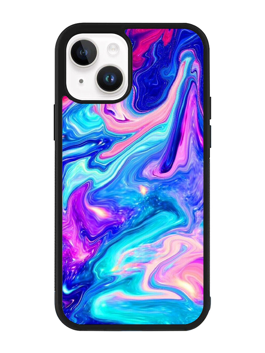 Neon Paint Mixture iPhone 14 Plus Case QC3148