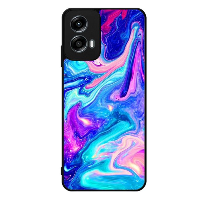 Neon Paint Mixture Motorola Moto G Play 2024 Case OV3148