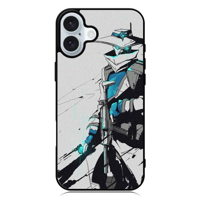 valorant cypher iPhone 16 Case QC2118
