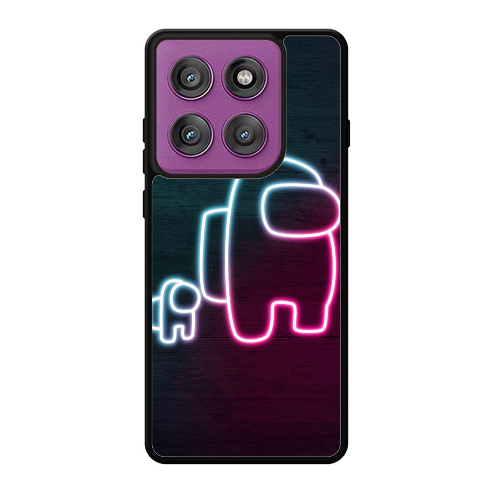 among us neon Motorola Moto Edge 60 Pro Case QC7408