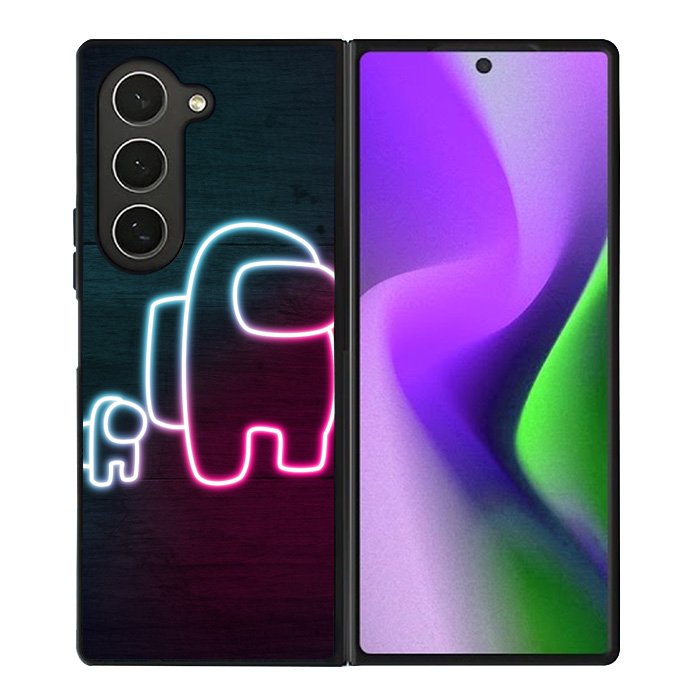 among us neon Samsung Galaxy Z Fold 6 5G 2024 Case OV7408