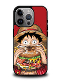 monkey d luffy hungry iPhone 16 Pro Max Case QC3215