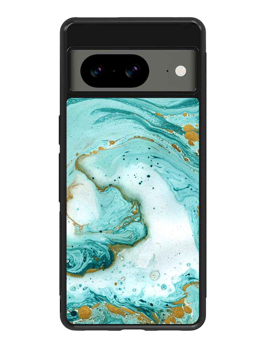 marble watercolor Google Pixel 8 Case QC3395