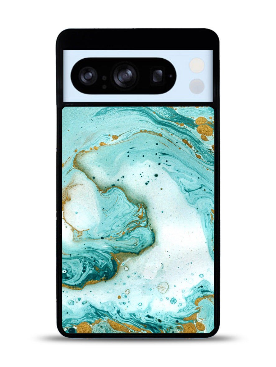 marble watercolor Google Pixel 8 Pro Case QC3395