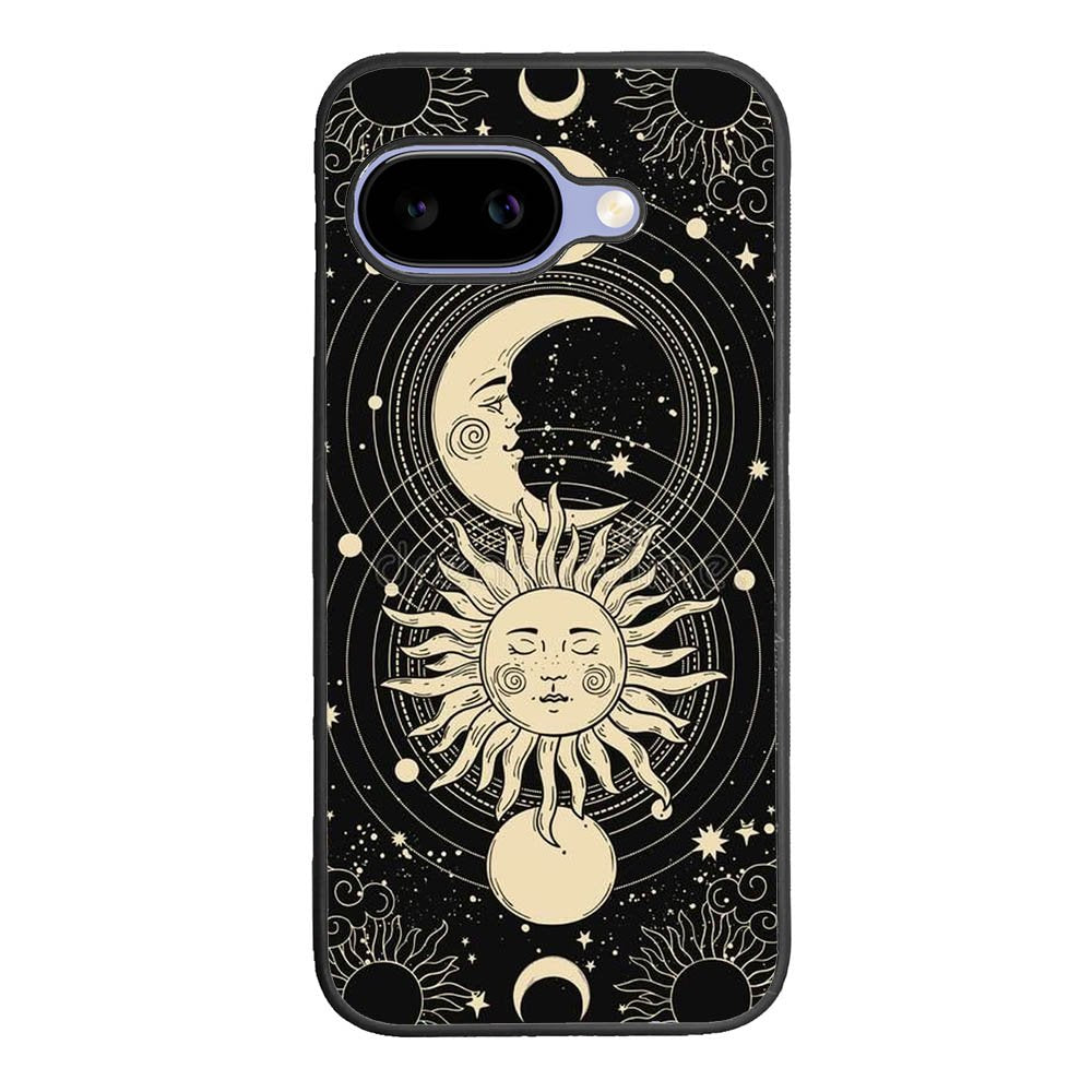Moon And Sunk Black FLZ0579 Google Pixel 10A Case
