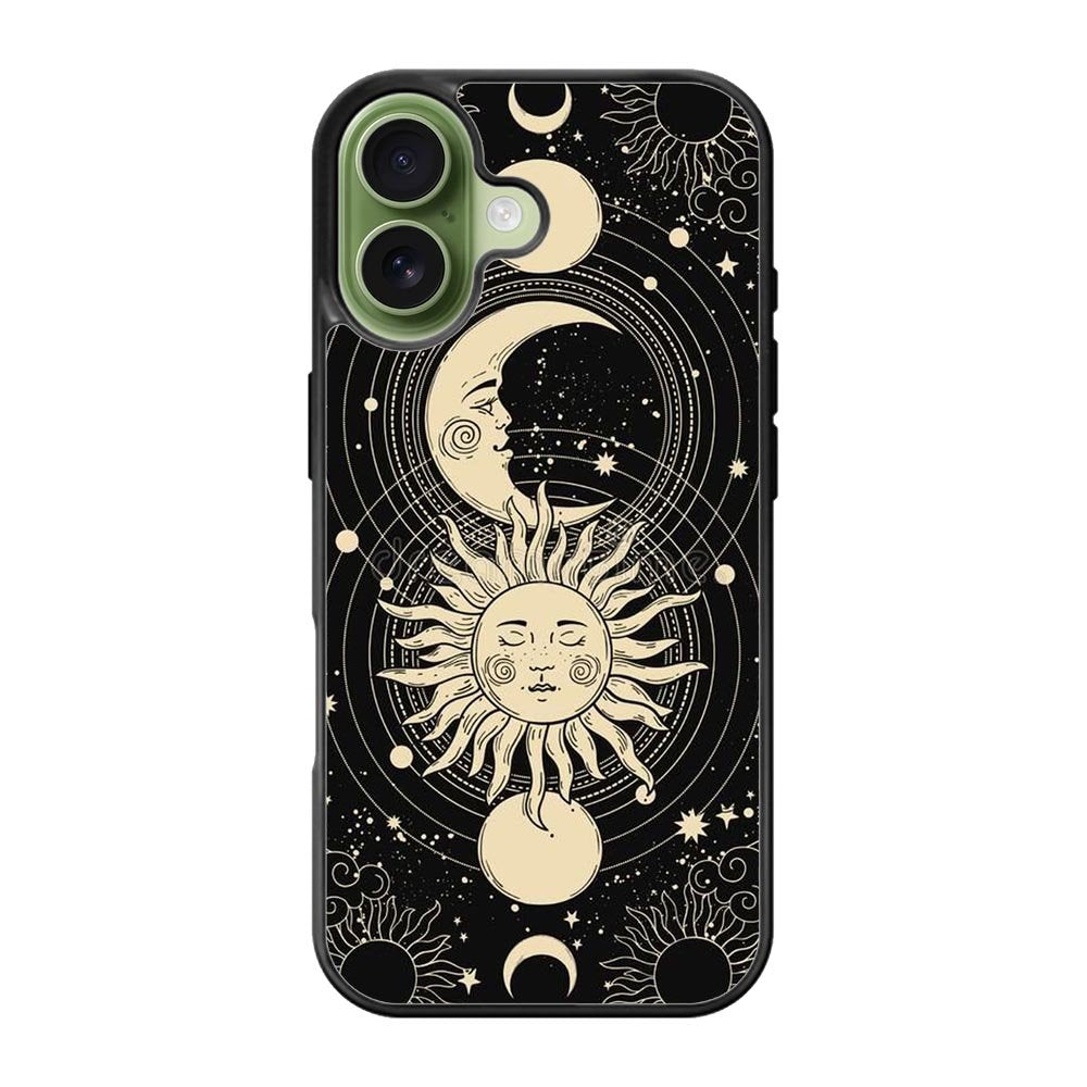 Moon And Sunk Black FLZ0579 iPhone 17 Case