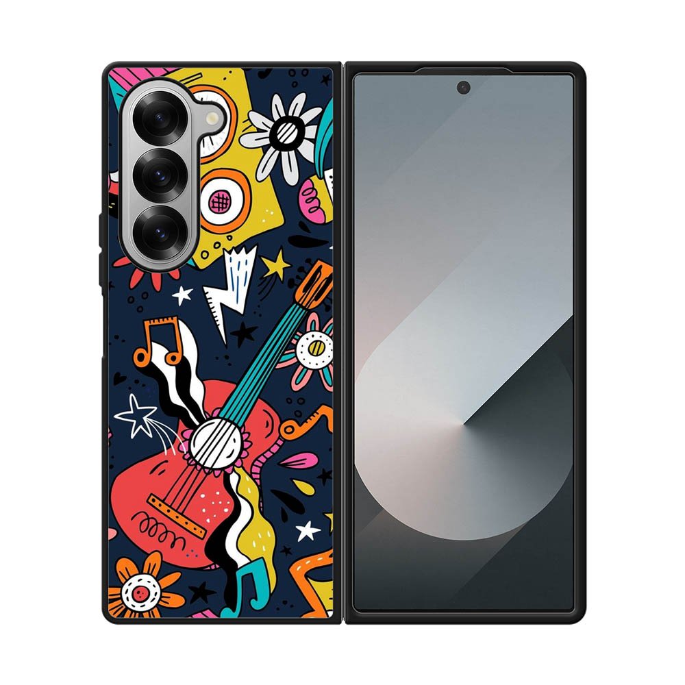 Music Pattern FLZ0608 Samsung Galaxy Z Fold 7 5G Case