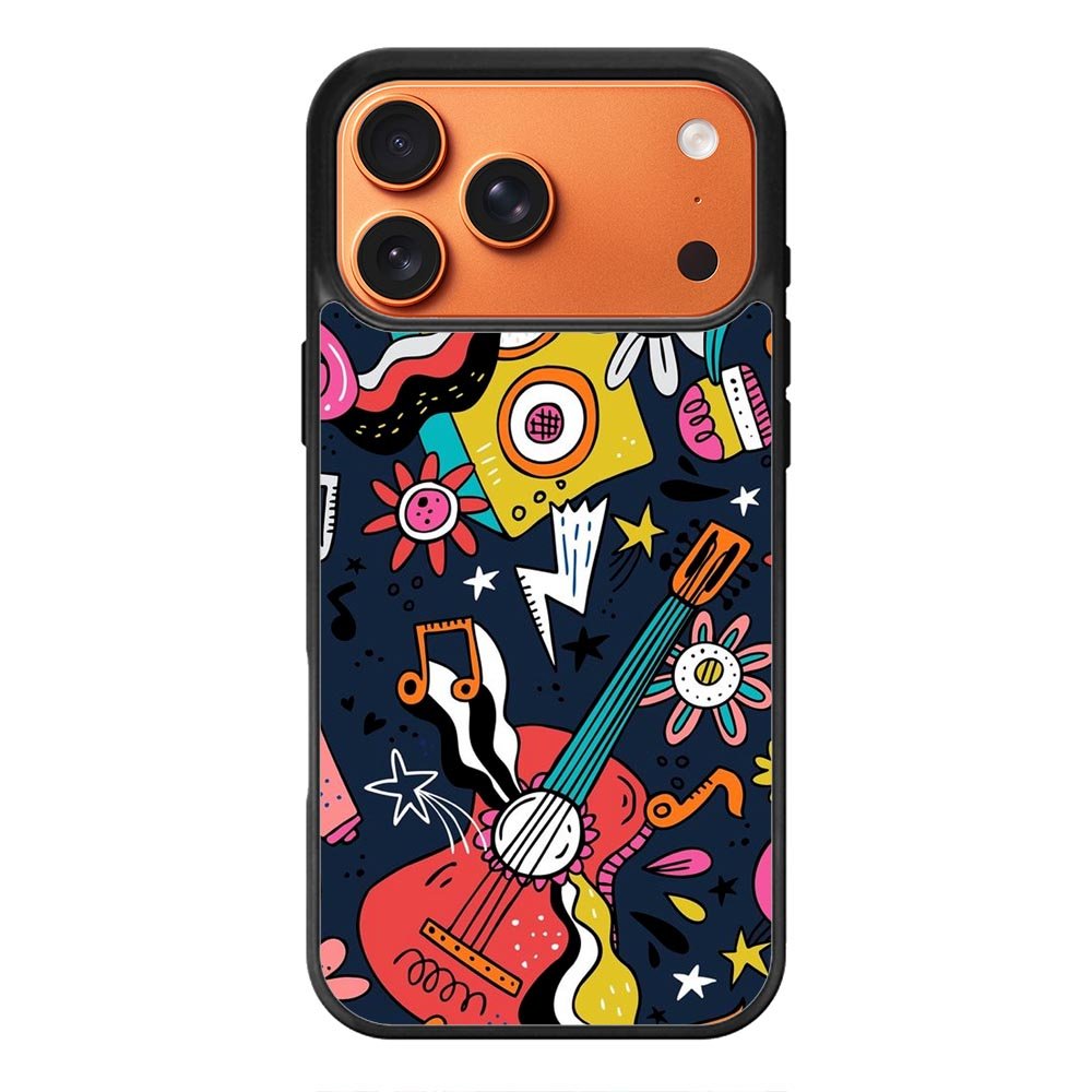 Music Pattern FLZ0608 iPhone 17 Pro Case