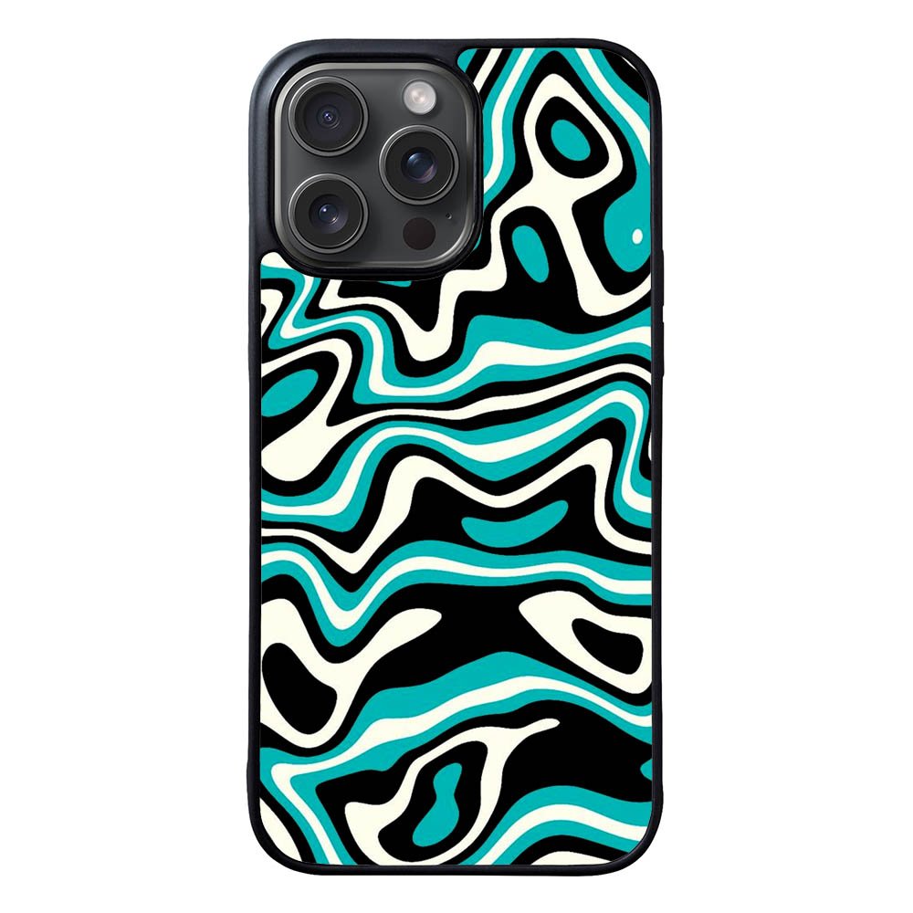 Blue Abstrac FLZ0615 iPhone 15 Pro Max Case