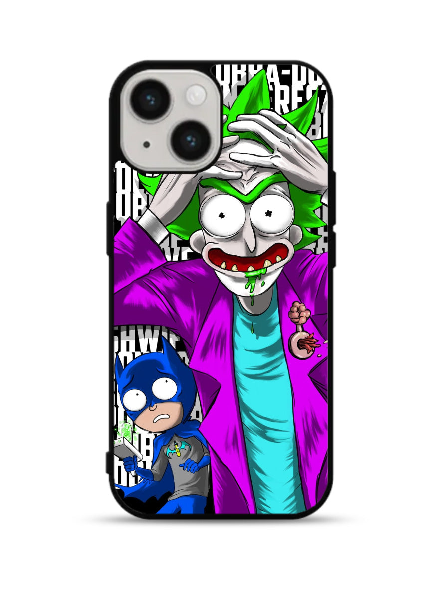 Joker Rick Morty iPhone 15 Plus Case