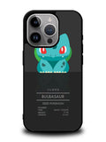 bulbasaur pokemon iPhone 14 Pro Max Case QC8499