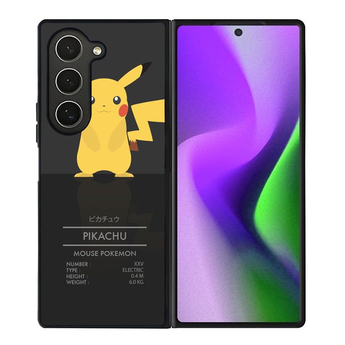pikachu pokemon Samsung Galaxy Z Fold 6 5G 2024 Case OV7965