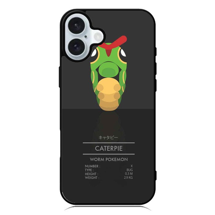 caterpie pokemon iPhone 16 Case QC8482
