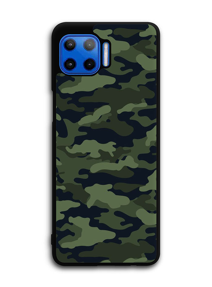 Green Camouflage Motorola Moto One 5G Case , Moto One 5G UW Case , Moto G 5G Plus Case