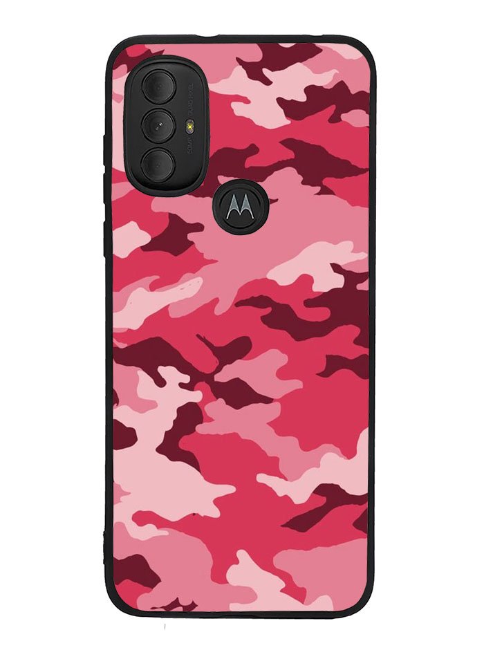 Pink Camouflage Motorola Moto G Pure 2021 , Moto G Power 2022 Case OV7966