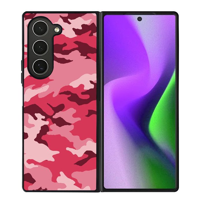 Pink Camouflage Samsung Galaxy Z Fold 6 5G 2024 Case OV7966