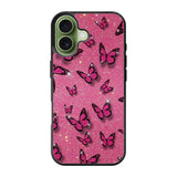 butterfly glitter iPhone 17 Case