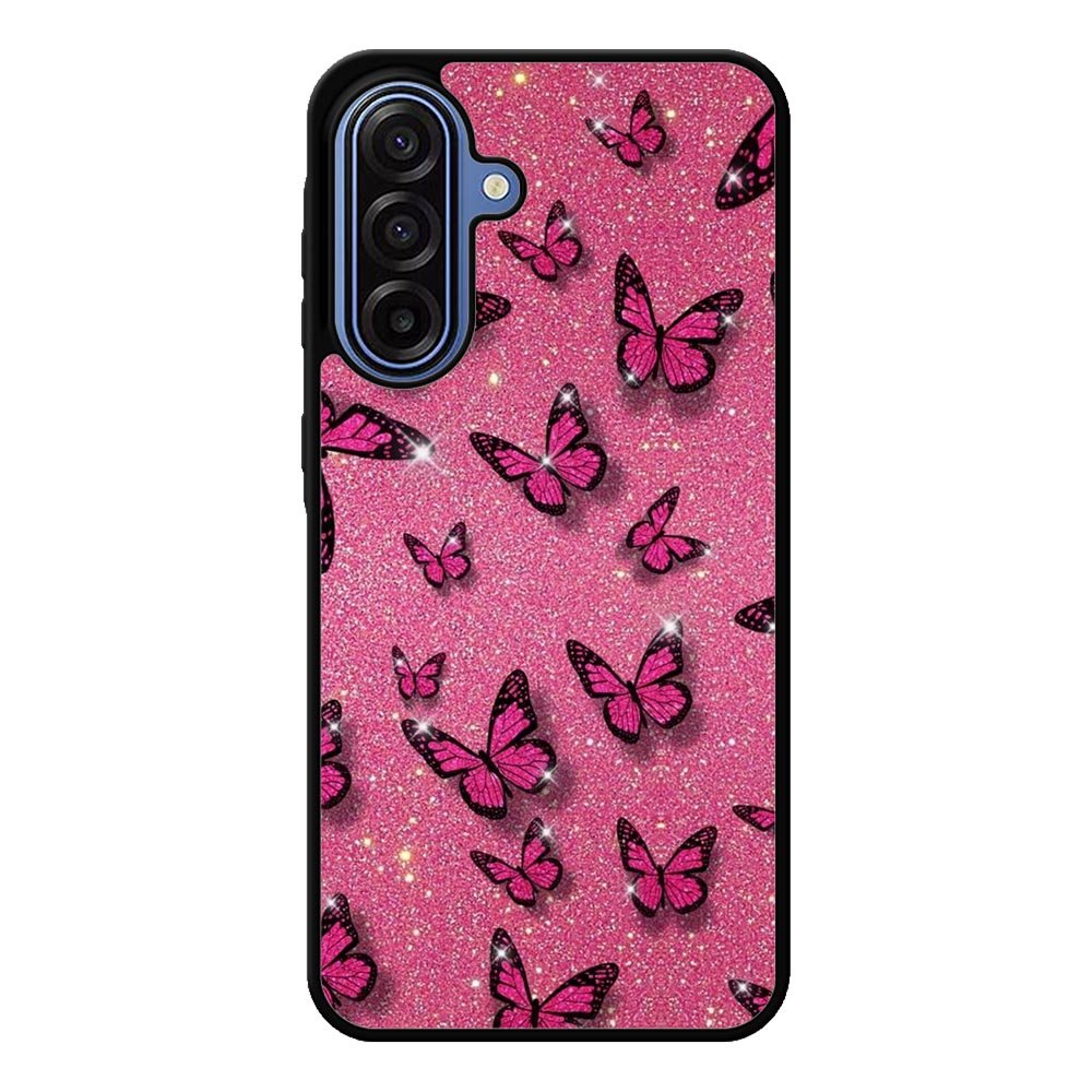 butterfly glitter Samsung Galaxy A17 Case