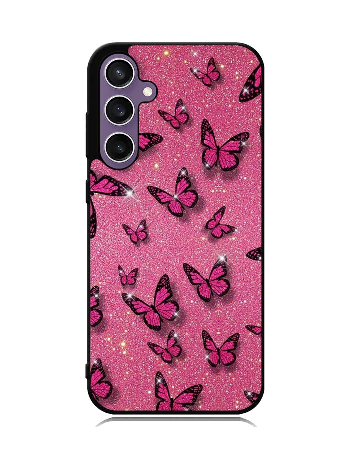 butterfly glitter Samsung Galaxy S23 FE 5G Case