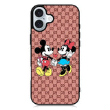 mickey and minnie mouse iPhone 16 Case QC8093