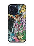 Pokemon Stained Glass iPhone 15 Pro Max Case