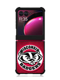 Wisconsin Badgers Motorola Moto Razr Plus 2023 , Moto Razr+ 2023 Case