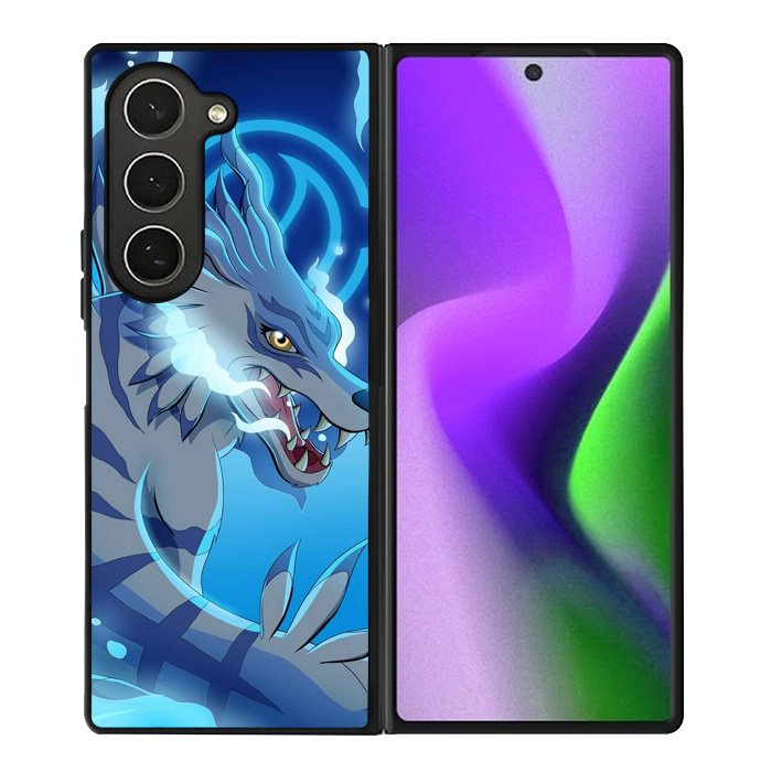 Garurumon Digimon Samsung Galaxy Z Fold 6 5G 2024 Case OV8317