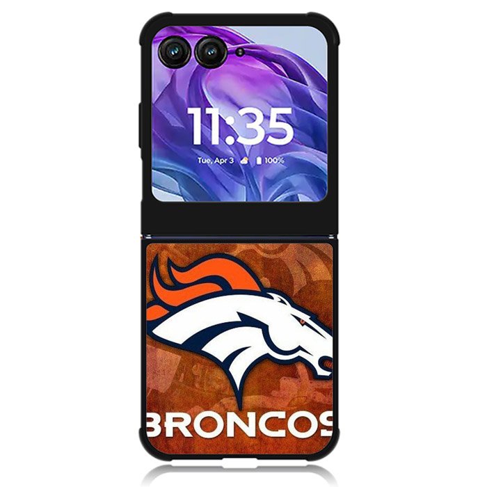 Denver Broncos Motorola Moto Razr Plus 2024 , Moto Razr+ 2024 Case OV8414