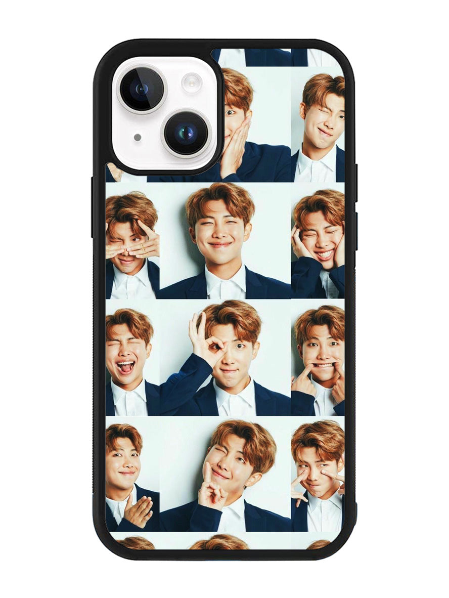 BTS Rapmonster Photo Collage iPhone 15 Case OV9701