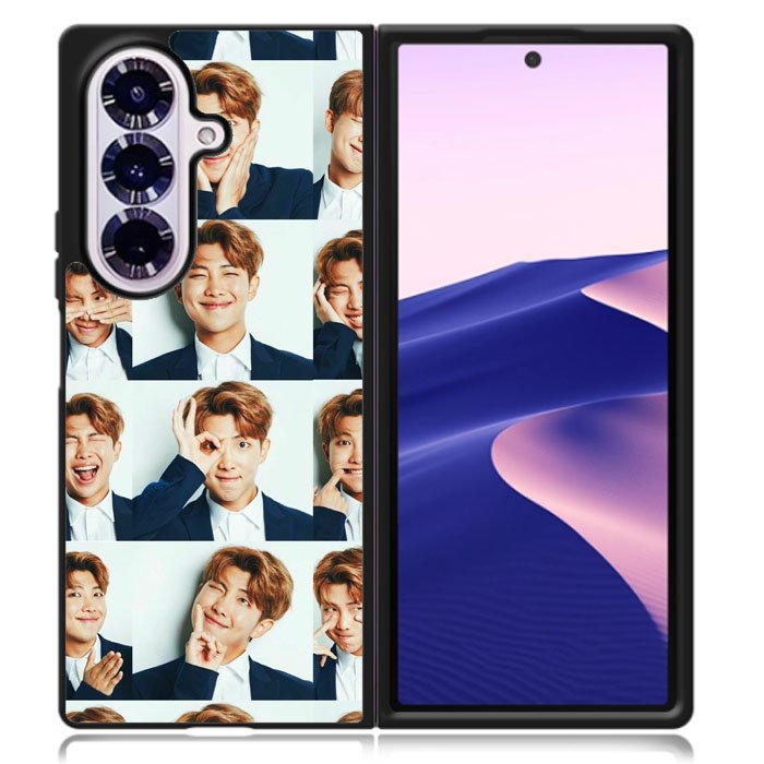 BTS Rapmonster Photo Collage Samsung Galaxy Z Fold 7 Case OV9701