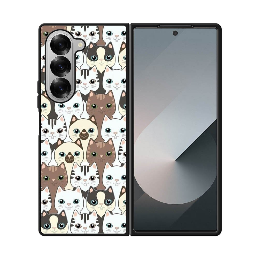 cat tumblr Samsung Galaxy Z Fold 7 5G Case QC9704