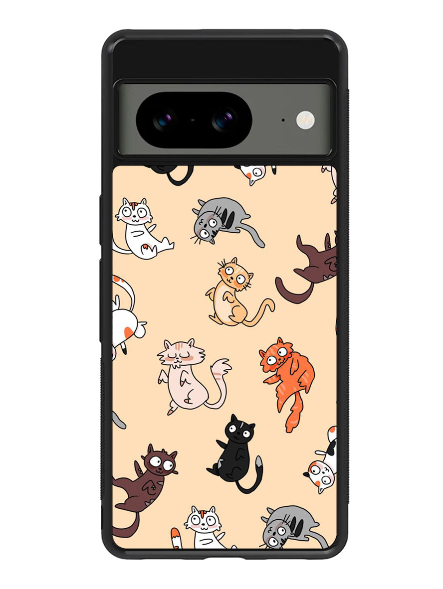 Happy Cat day Google Pixel 8A Case QC9714