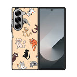 Happy Cat day Samsung Galaxy Z Fold 7 5G Case OV9714