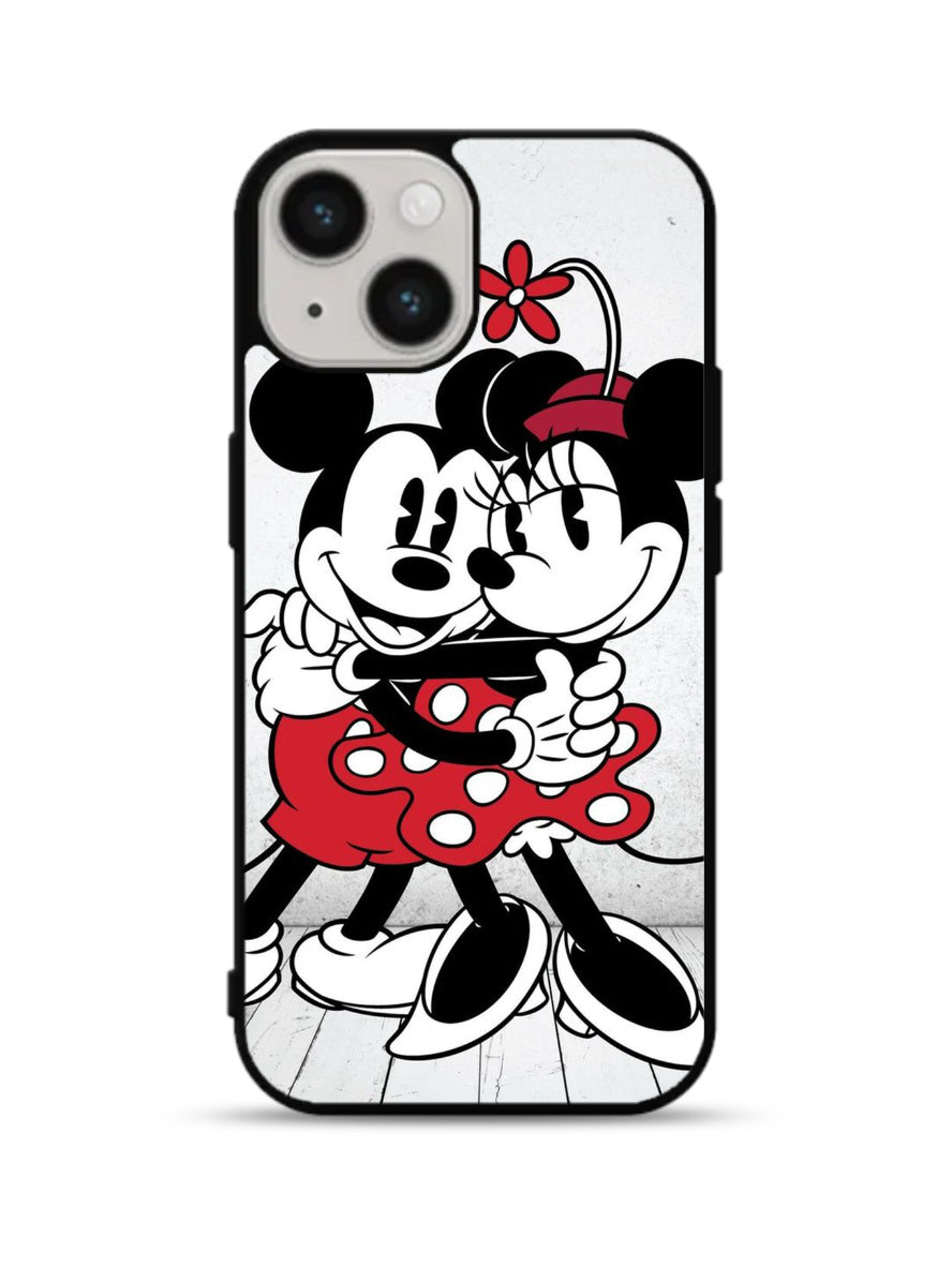 mickey mouse and minnie mouse iPhone 15 Plus Case