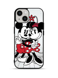 mickey mouse and minnie mouse iPhone 15 Plus Case