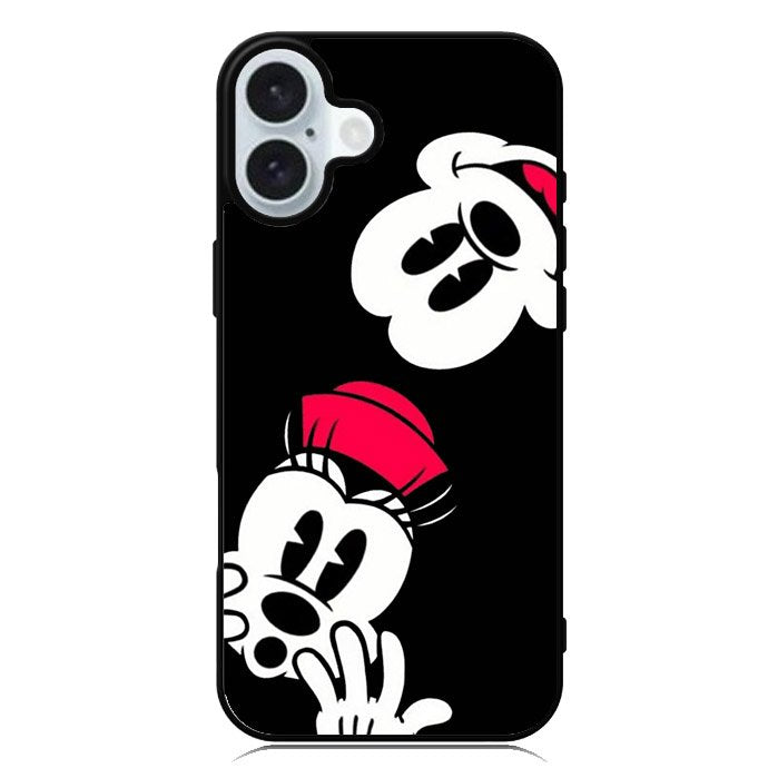 mickey mouse and minnie mouse iPhone 16 Plus Case QC9674
