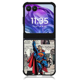 superman comic Motorola Moto Razr Plus 2024 , Moto Razr+ 2024 Case OV9689