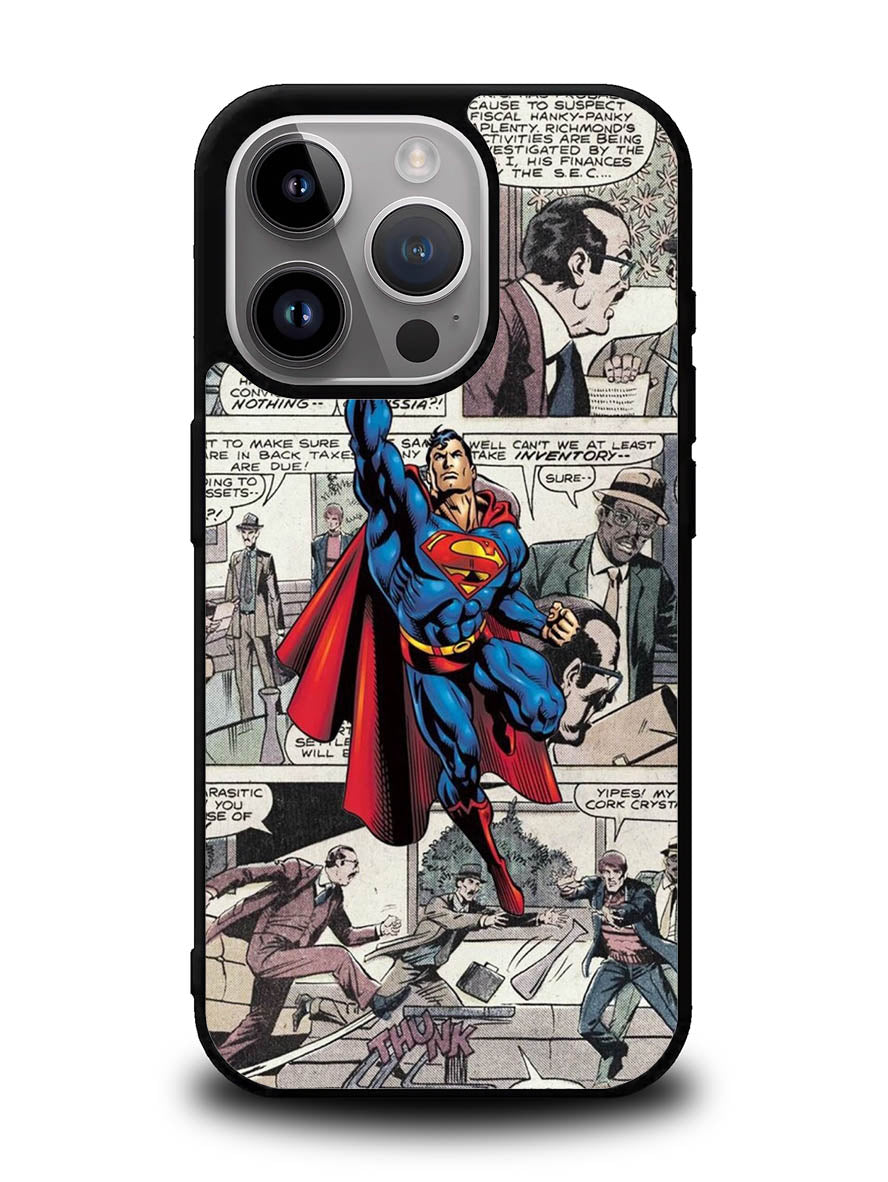 superman comic iPhone 14 Pro Max Case QC9689