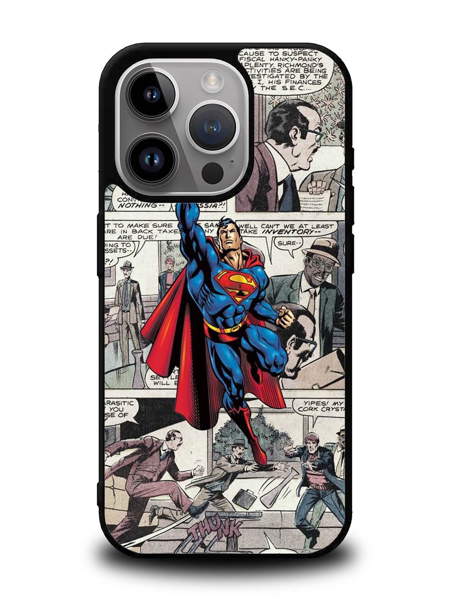 superman comic iPhone 16 Pro Max Case QC9689