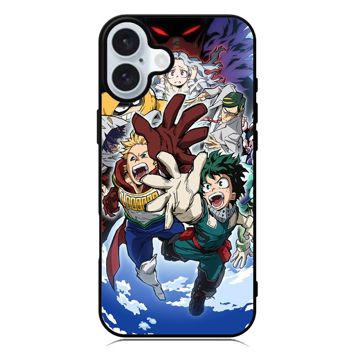 my hero academia iPhone 16 Plus Case QC9678