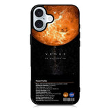 Space Facts Venus iPhone 16 Case QC9688
