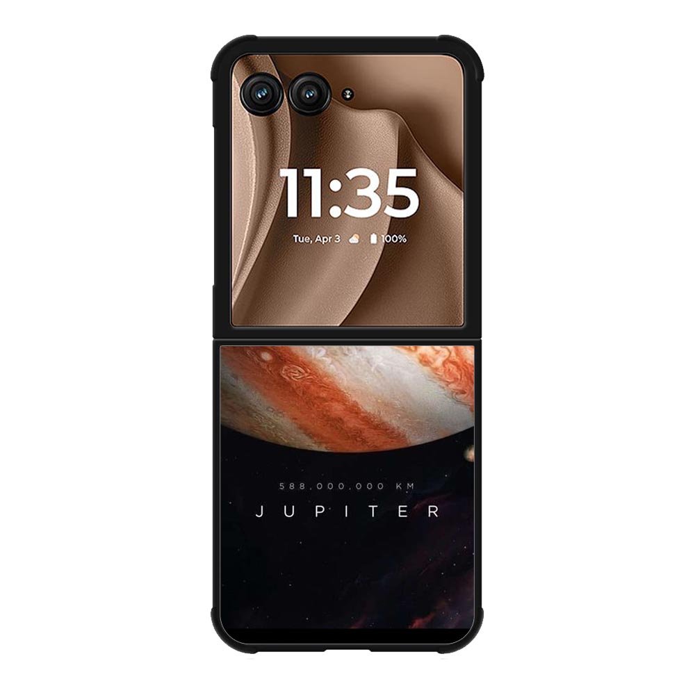 Space Facts Jupiter Motorola Moto RAZR Plus 2025 Case OV9686